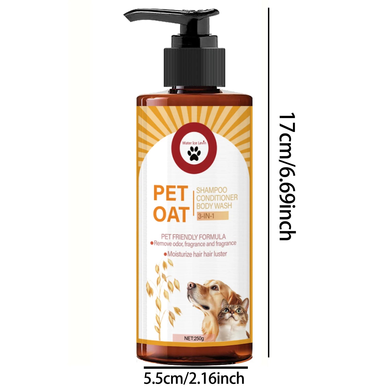 Pet Shampoo; Cleans Hair, Removes Odors, Makes Hair Soft and Not Dull, Has a Long-Lasting Fragrance, Is Specifically Designed for Pets, Suitable for Bathing Dogs and Cats Oasis Select