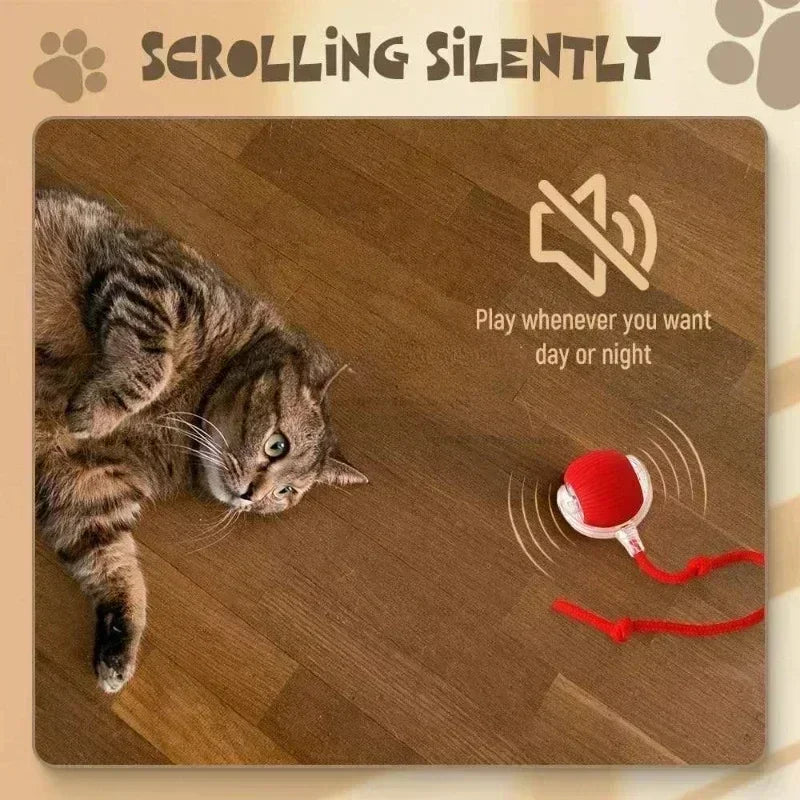 Cat Toys Interactive Ball Cat Accessories Interactive Cat Ball Kitten CatBall Toys Electronic Automatic Rolling Magic Ball Oasis Select