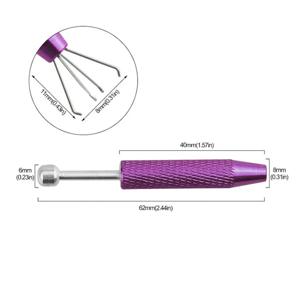 4 Claw Jewelry Grabber Tool Electronic Component Grabber Gems Prong Chip Gripper Tweezer Pick Up Pen Electronic Repair Hand Tool Oasis Select G