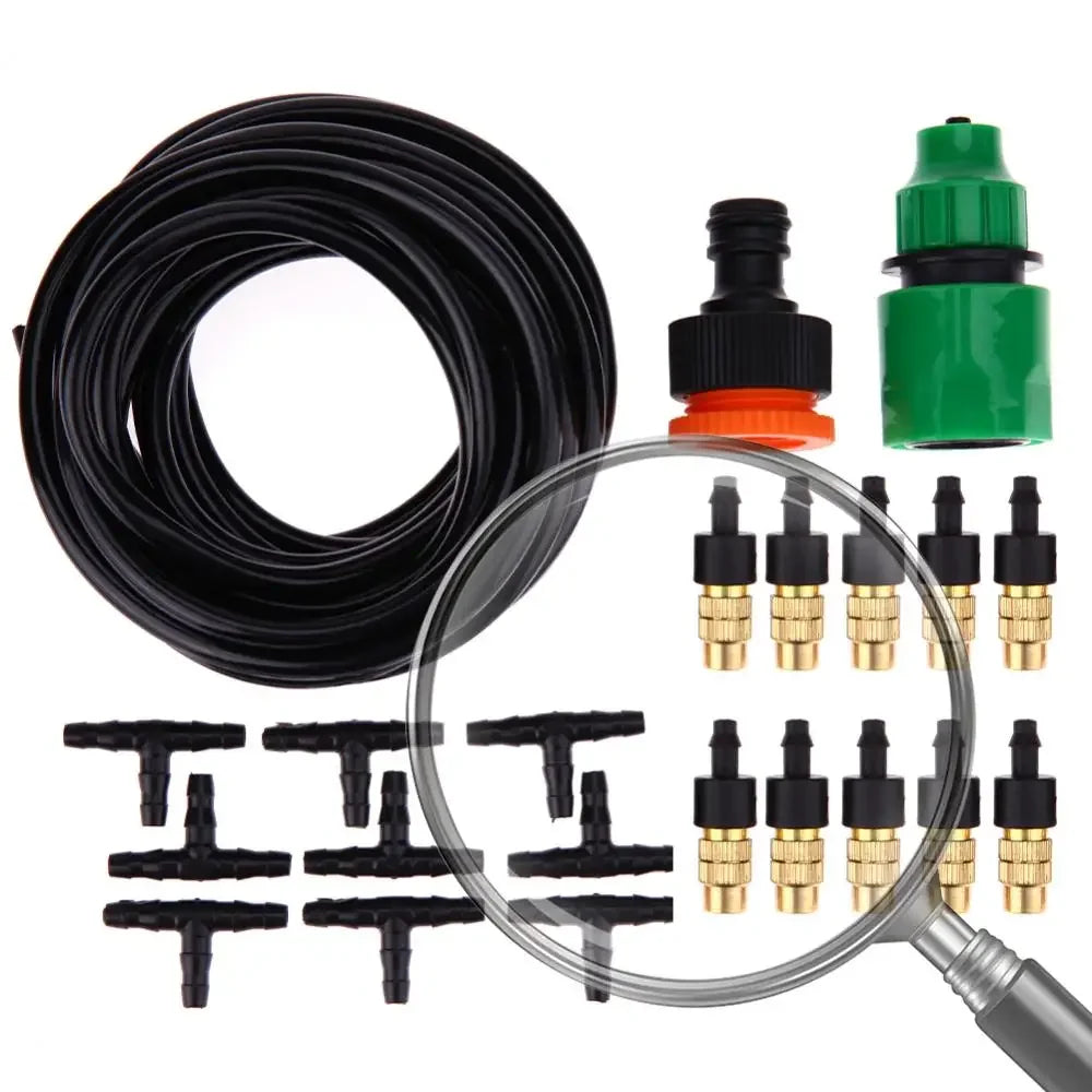 Water Irrigation Kit Set Adjustable Watering System Equipment Garden Drip Irrigation Dropper Accessories for Balcony Flowerpot Oasis Select