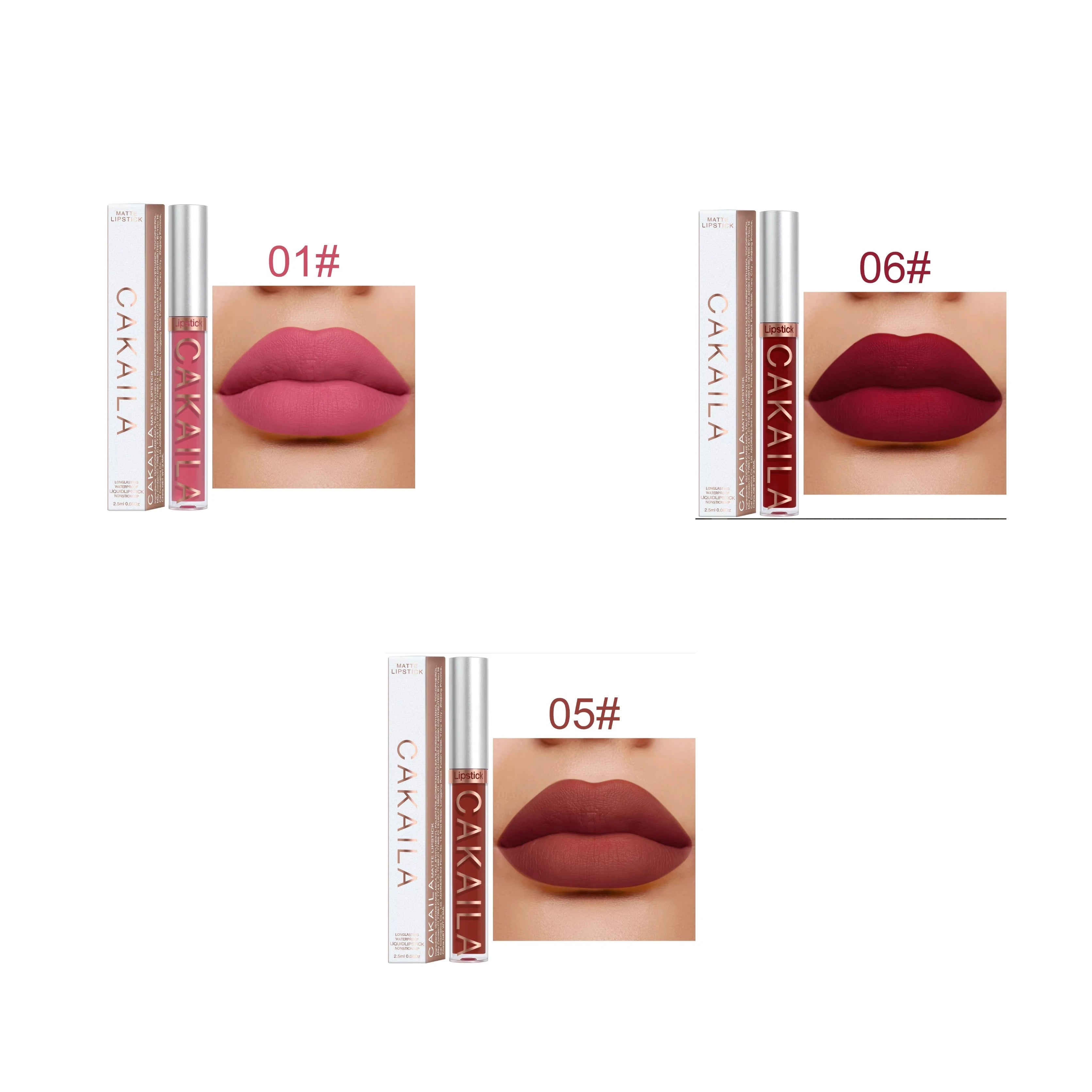 18-Color Matte Waterproof Lipstick – Non-Transfer Lip Gloss Set