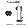 Aluminum Cage & Lens Cover for Insta360 X4 / X5 Camera