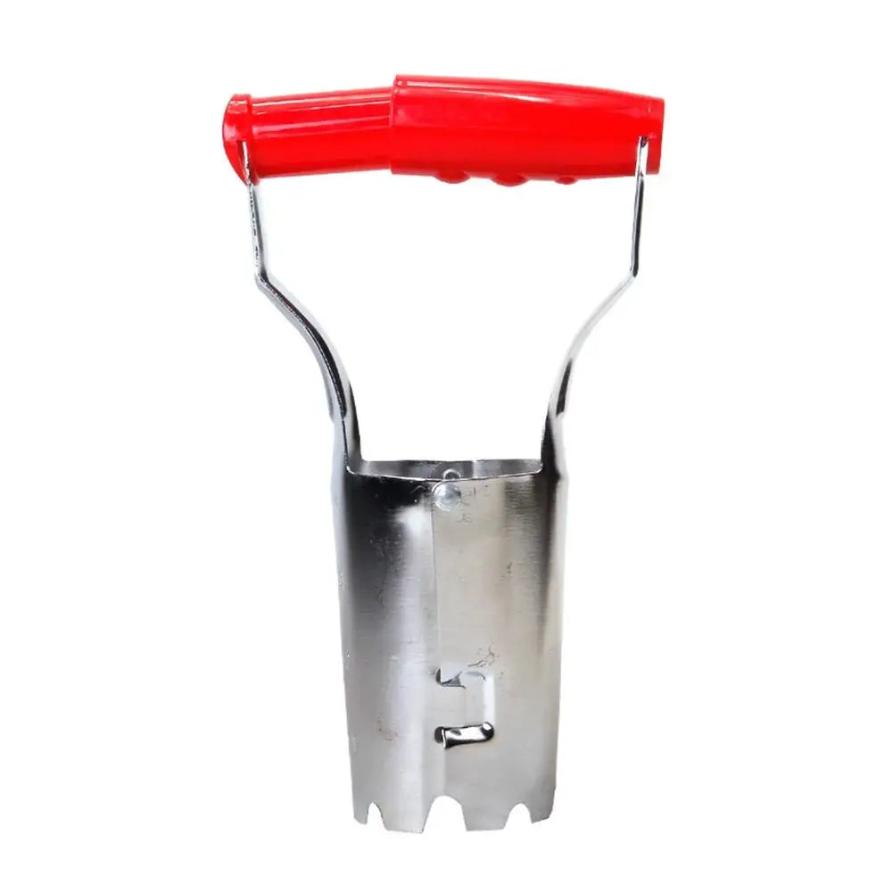 Handheld Seedling Transplanter Tube Hole Punch Digger Garden Tool