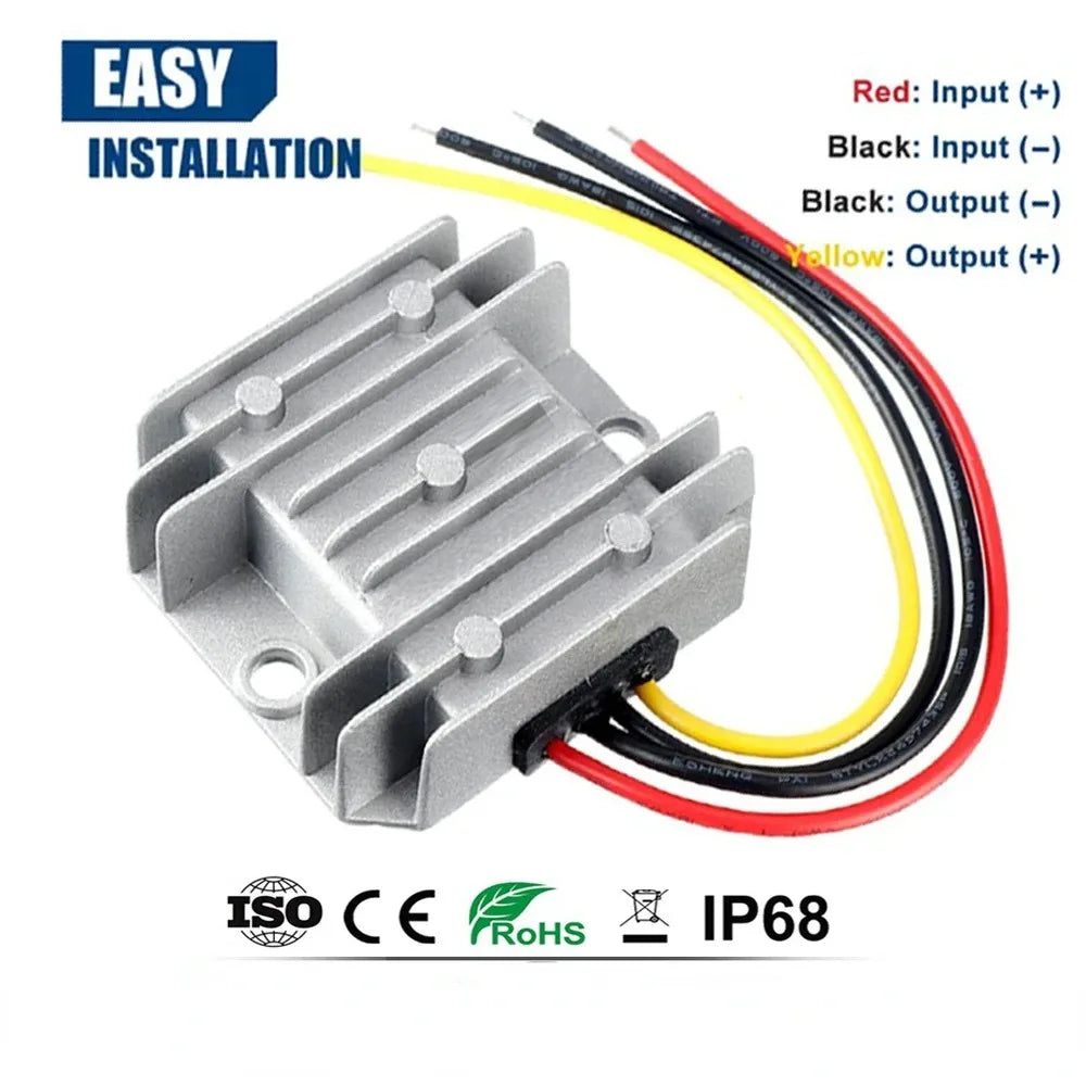 DC 24V to DC 12V 24 Volt to 12 Volt 5A-20A Buck Module Step Down Voltage Regulator Buck Converter for Cars Oasis Select