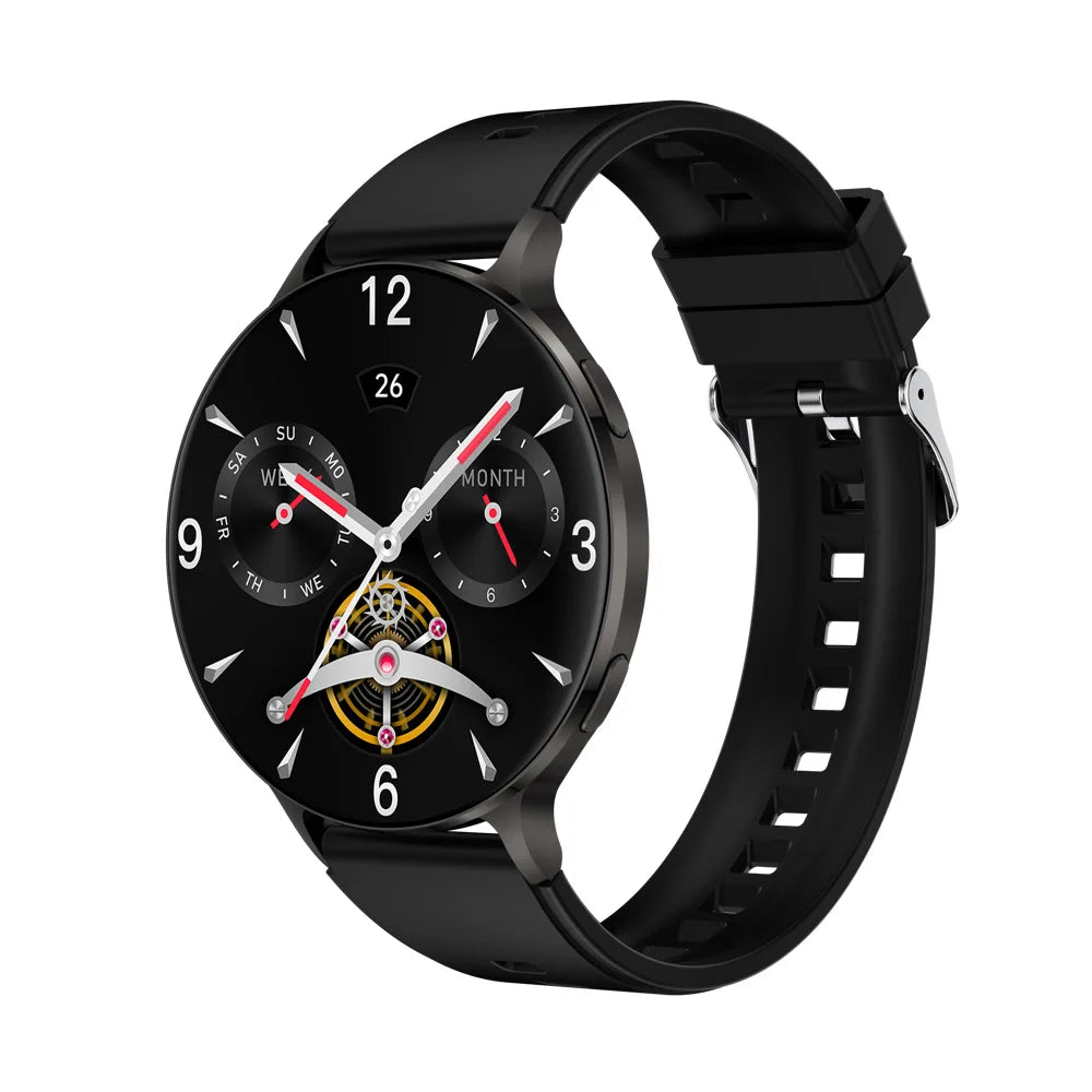BT Call Smartwatch 1.75 Inch AMOLED Screen 6.9mm Ultra Thin Body Smart Watches Women Heartrate 3D Dynamic Dial Sports Lady Music Oasis Select BKBKS