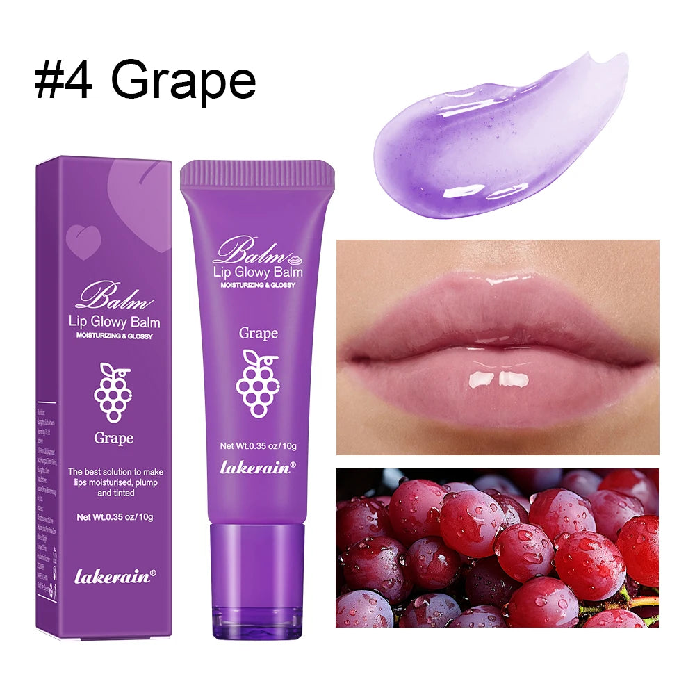 Lip Glow Balm Gel Mask – Moisturizing Peach & Grape | 10g Lip Balm Gel Mask Oasis Select 4