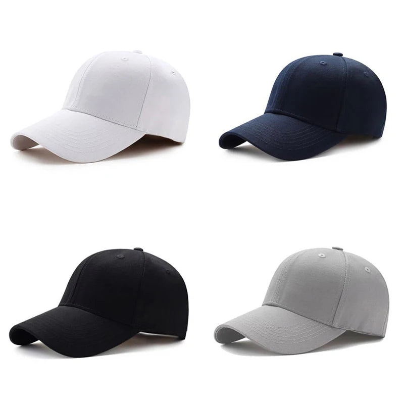Simple Solid Color Unisex Hat Plain Curved Sun Visor Hat Outdoor Dustproof Baseball Cap Adjustable Leisure Caps Men Women Oasis Select