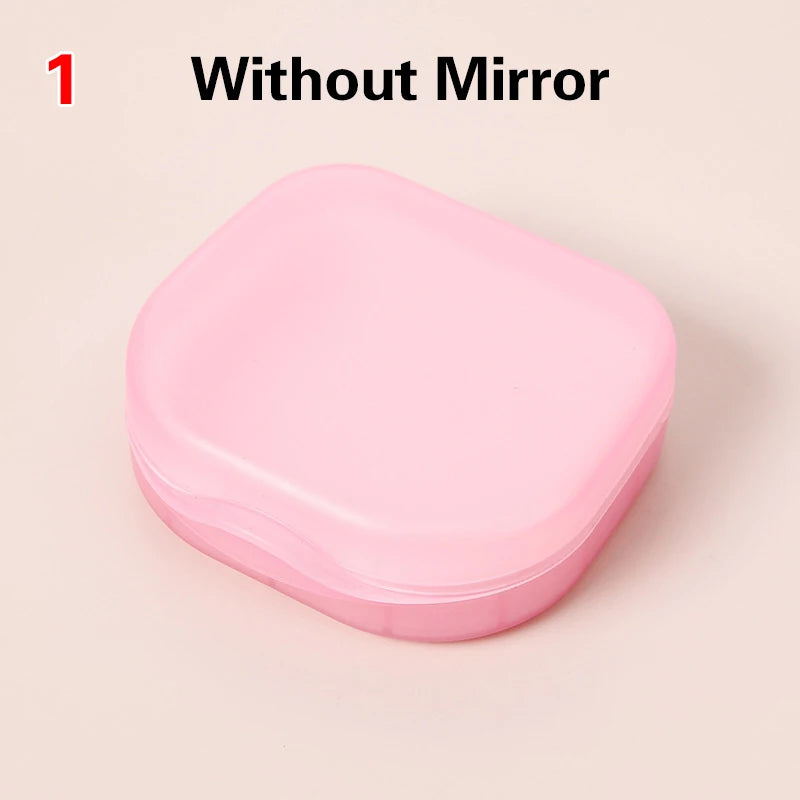 Elderly False Teeth Box Denture Storage Box Invisible Braces Orthodontic Retainer Case With Cover Dustproof Container Oasis Select MR-02