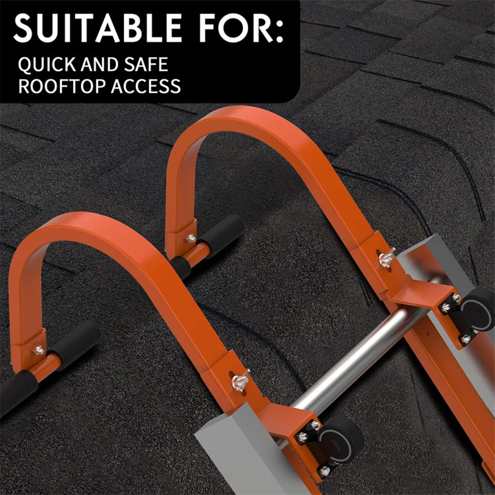 Ladder Roof Hook Alloy Steel Multifunctional Extension Ladder Stabilizer for Gutter Cleaner Roofer Painter Oasis Select