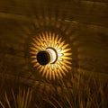 Solar Outdoor Wall Light Projector Waterproof Garden Lamp Patio Fence Decorative Hollow Lantern Lawn Yard Pathway Decor Lighting Oasis Select Daisy
