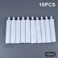10 Pcs Empty Aluminum Paint Tubes 30/60/100 Ml Paint Tubes For Storing Paint Acrylic Watercolors Gouaches Oils And Making Paint Oasis Select A3