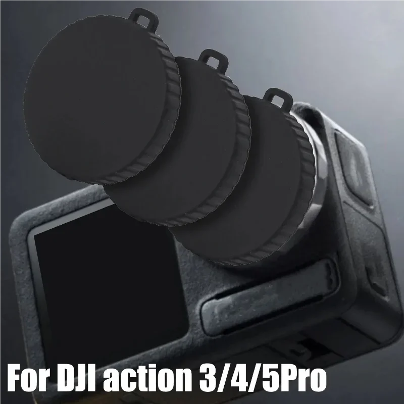 Silicone Lens Cap for DJI Osmo Action 3 4 5 Pro | Dustproof