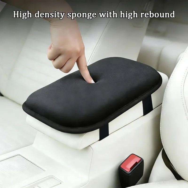 Car Armrest Pad Durable Universal Soft 1pc Plush Heightening Pad For Central Console For Vehicles For Car Interior Armrest Cover Oasis Select