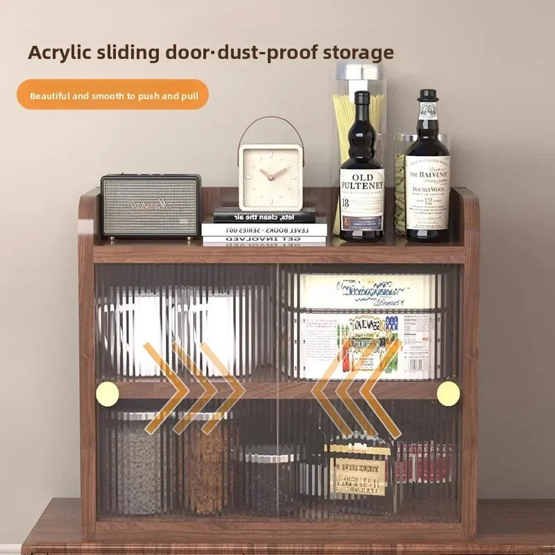 Multi-functional Cup holder storage Shelf dust-proof water cup tea cup coffee cup side cabinet storage Oasis Select