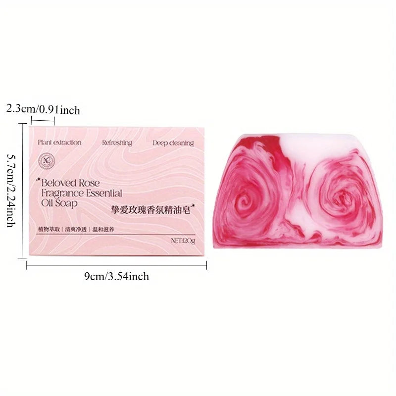 Rose Colorful Soap, rich in rose and glycerin ingredients, mild Cleansing, bathing the whole body, hydrating Oasis Select