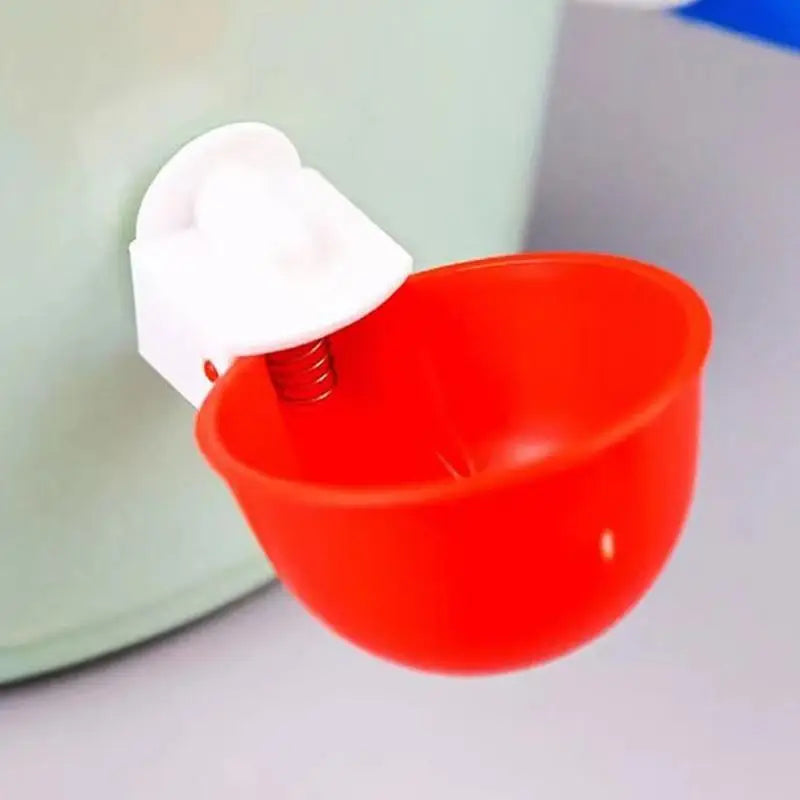 5-Pack Automatic Chicken Waterer Cups | Poultry Drinker Bowls