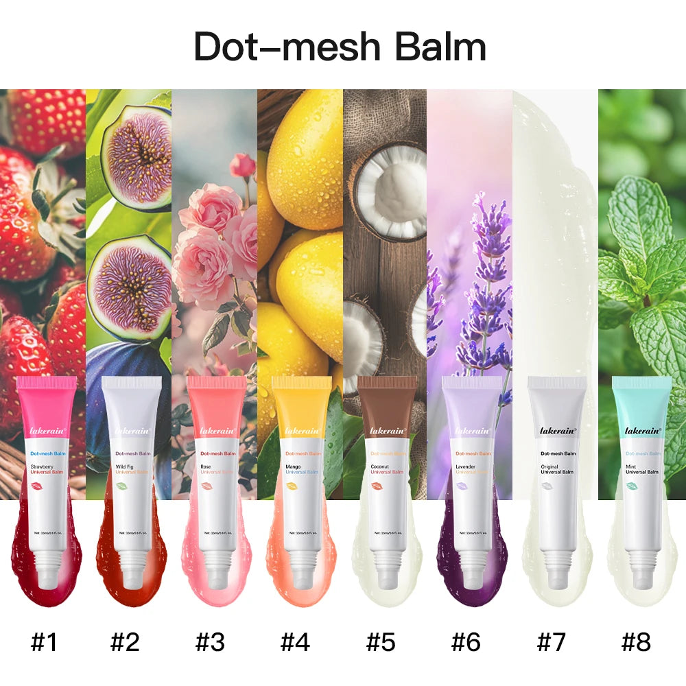 Lakerain Coconut Fruit Lip Balm – Moisturizing Plumping Gloss