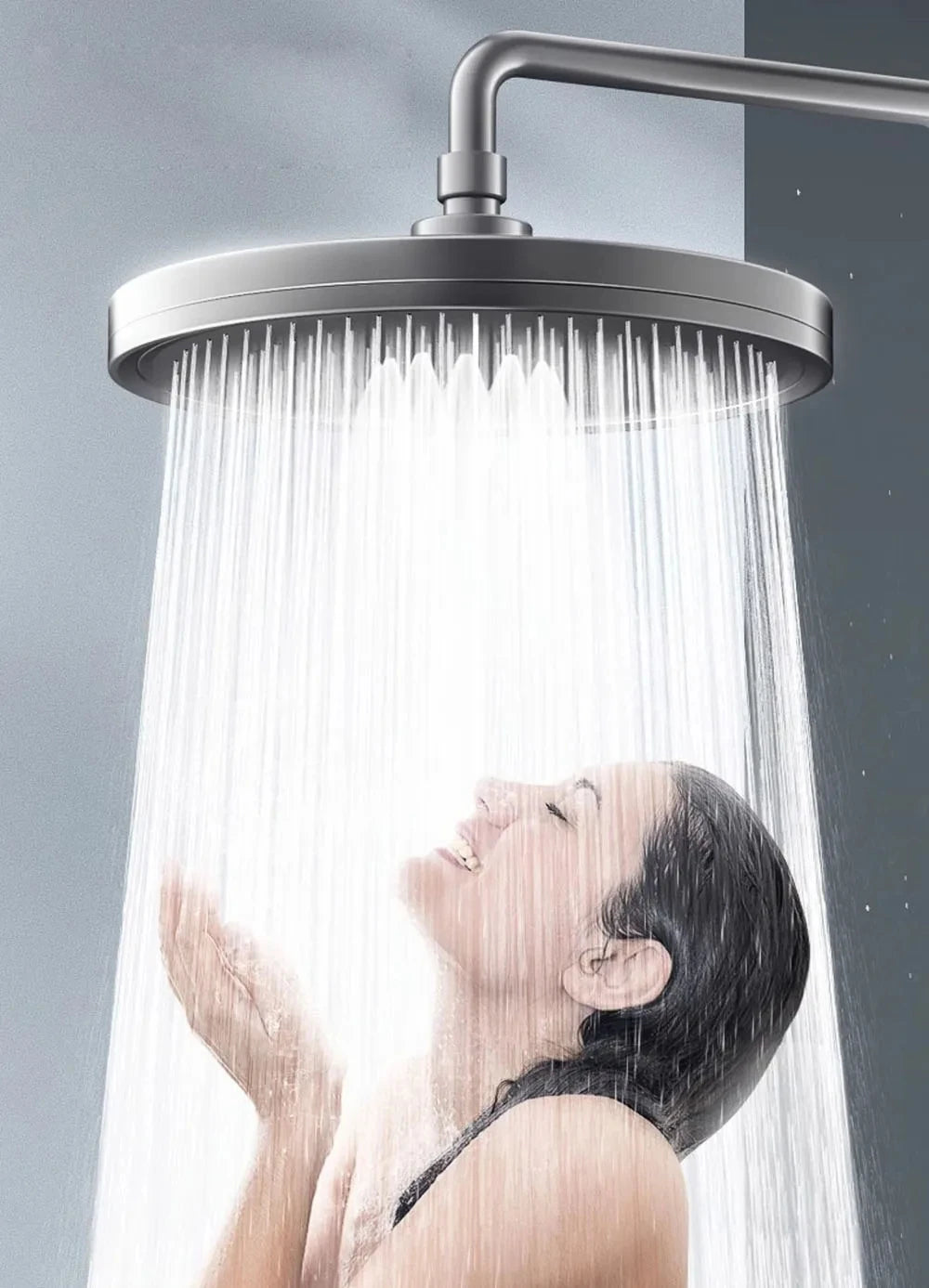 6 Modes Rainfall Shower Head Bathroom High Pressure Top Rain Shower Heads Shower Faucet Accessories With Filter Oasis Select