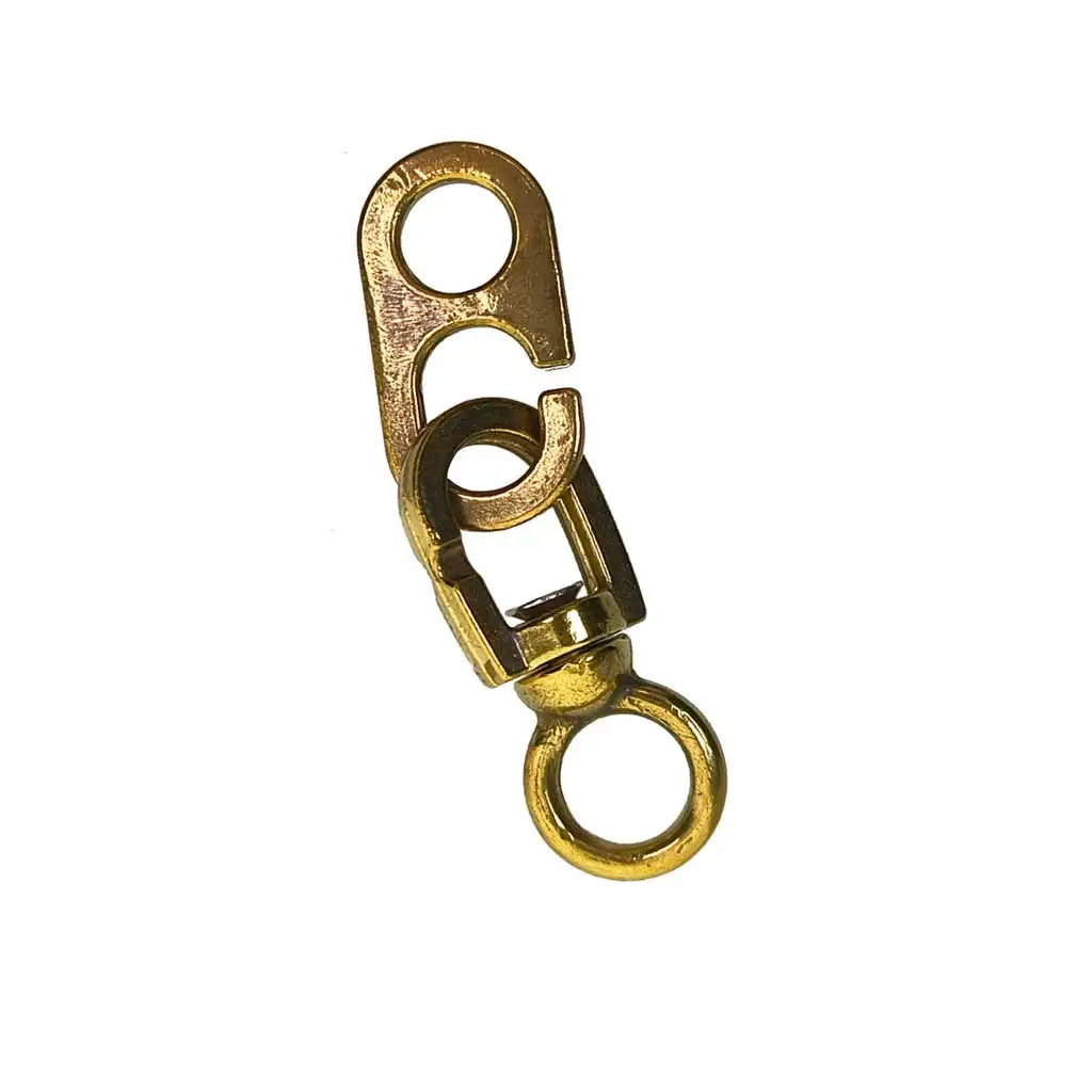 1/2pc Brass Metal Flag Swivel Snap Hook flag pole Attachment For Yachting Boat Sailing Oasis Select