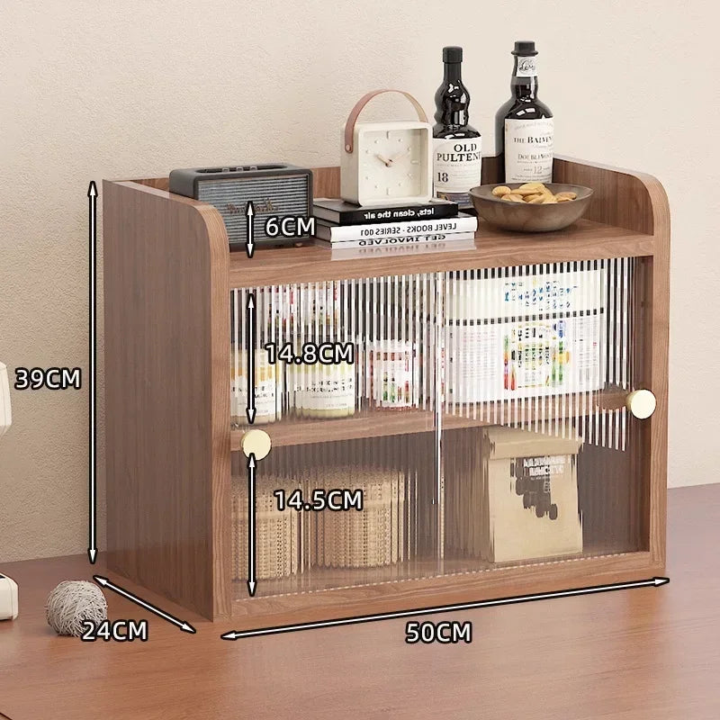 Multi-functional Cup holder storage Shelf dust-proof water cup tea cup coffee cup side cabinet storage Oasis Select