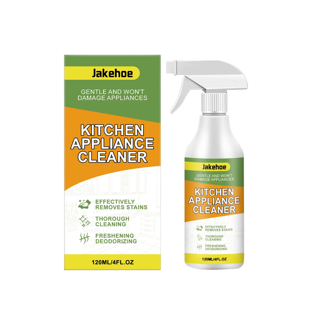 Jakehoe Kitchen Appliance Cleaner Powerful Grease Remover Deodorizing No Residue Mild Formula Kitchen Grease Cleaner Spray 120ml Oasis Select 120ml