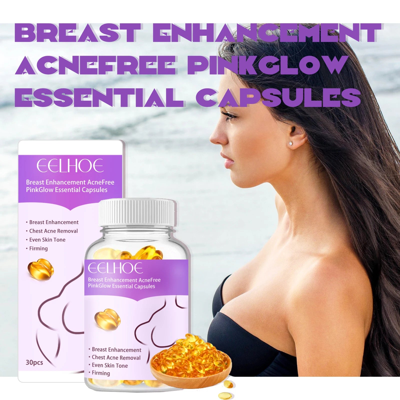 Breast Enhancement Oil Serum Breast Firming Tightening Massage 30PCS/Box Oasis Select