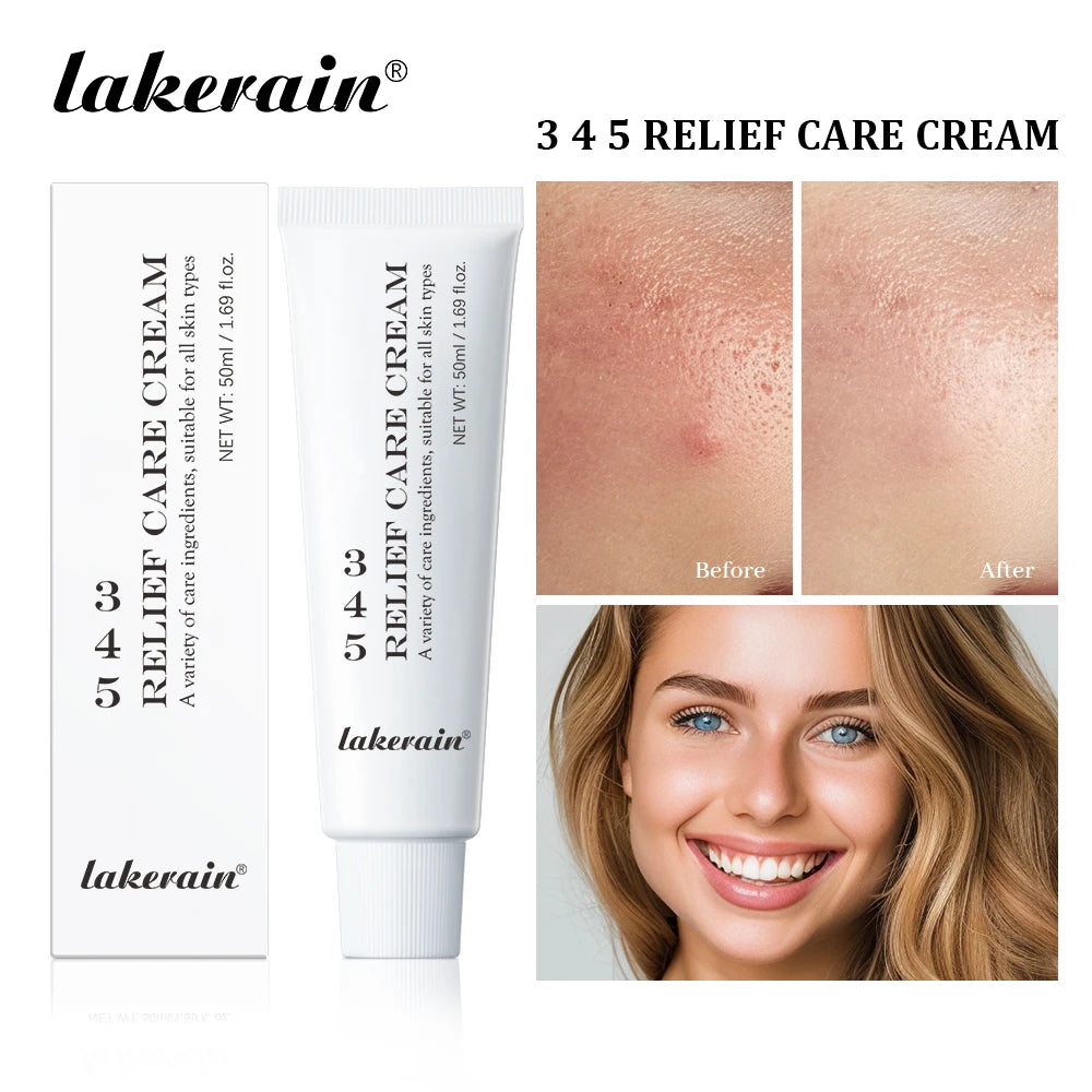 345 Relief Cream solution to skin problems Anti-sugar and antioxidant Address Blemishes Nourish Long lasting Moisturizer Korean Oasis Select