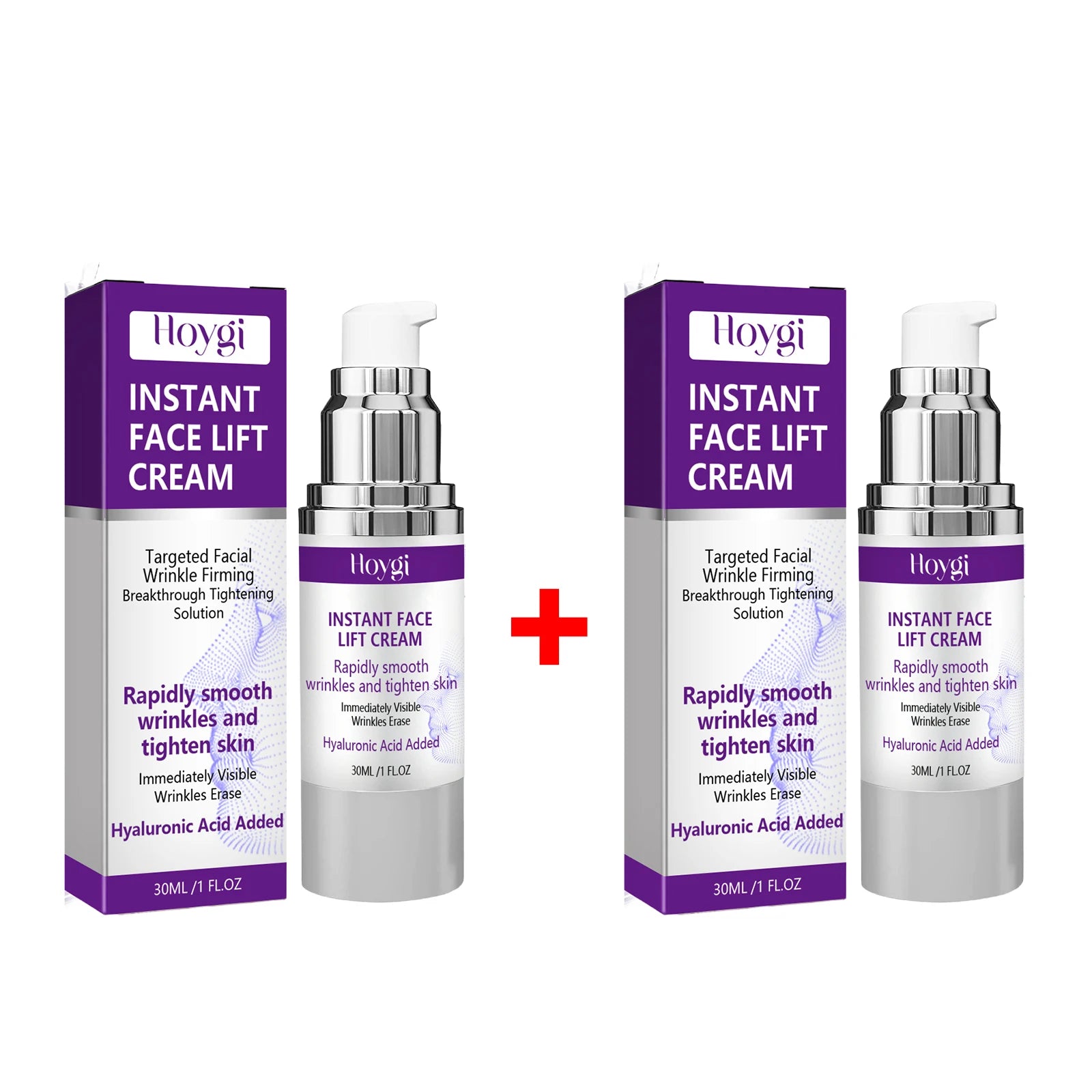 Hoygi Instant Face Lift Cream – Firm, Anti-Wrinkle 30ml Anti-Aging Face Cream Oasis Select 2 X 30ml boxed