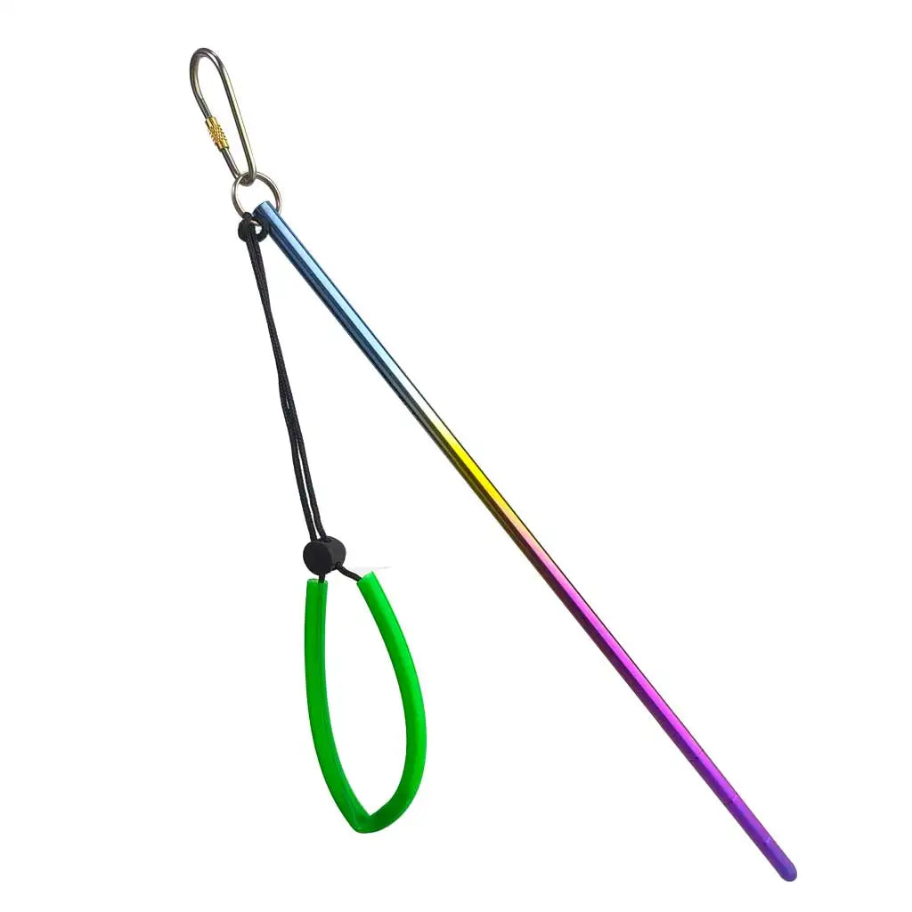 Titanium Scuba Diving 350mm Titanium Alloy Dividing Lobster Stick Pointer Rod With Lanyard Underwater Oasis Select