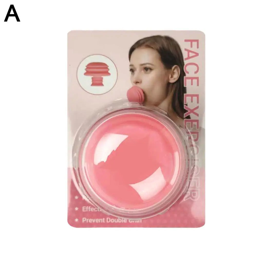 Jaw Face Exerciser – Jawline Sculpt & Double Chin Reducer Facial Jaw Exerciser Oasis Select pink