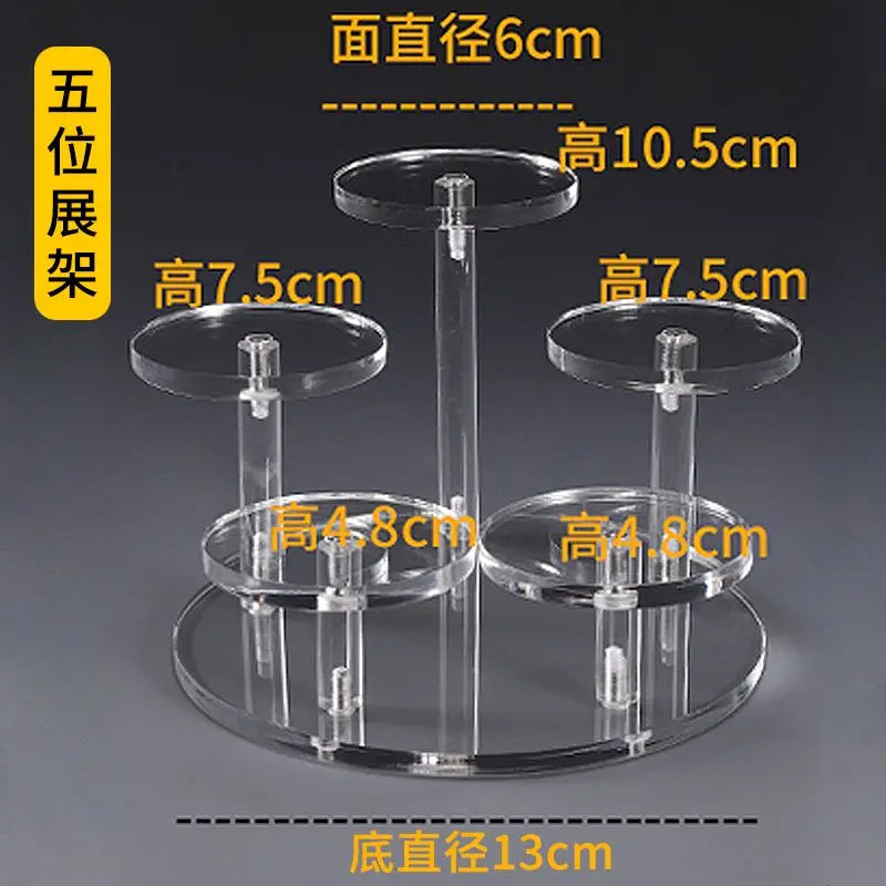 7-Tier Acrylic Step Shelf Display Stand – Cupcakes & Jewelry
