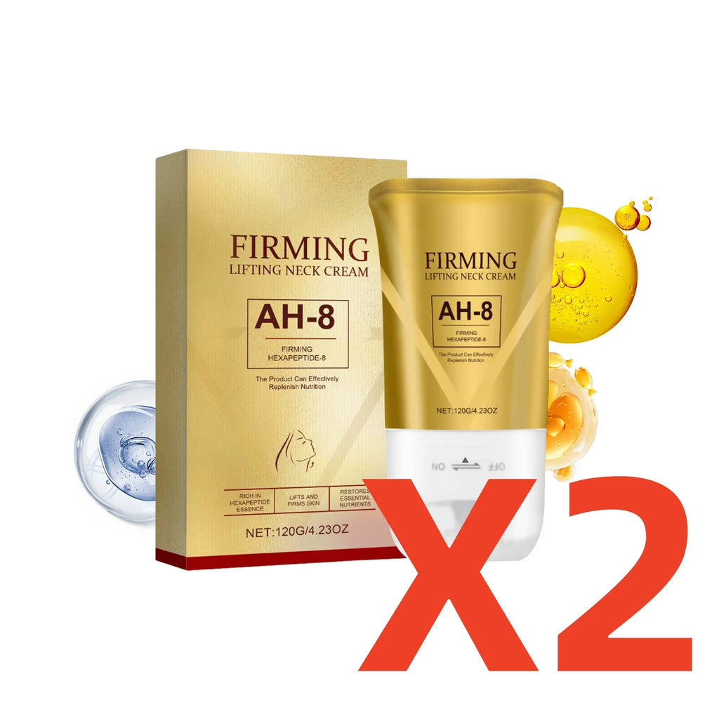 Neck Roller Cream Massage Firm Nourish Soothe Skin Improve Dryness Reduce Wrinkles Fine Lines Sagging Remove Double Chin Cream Oasis Select 2X120g boxed