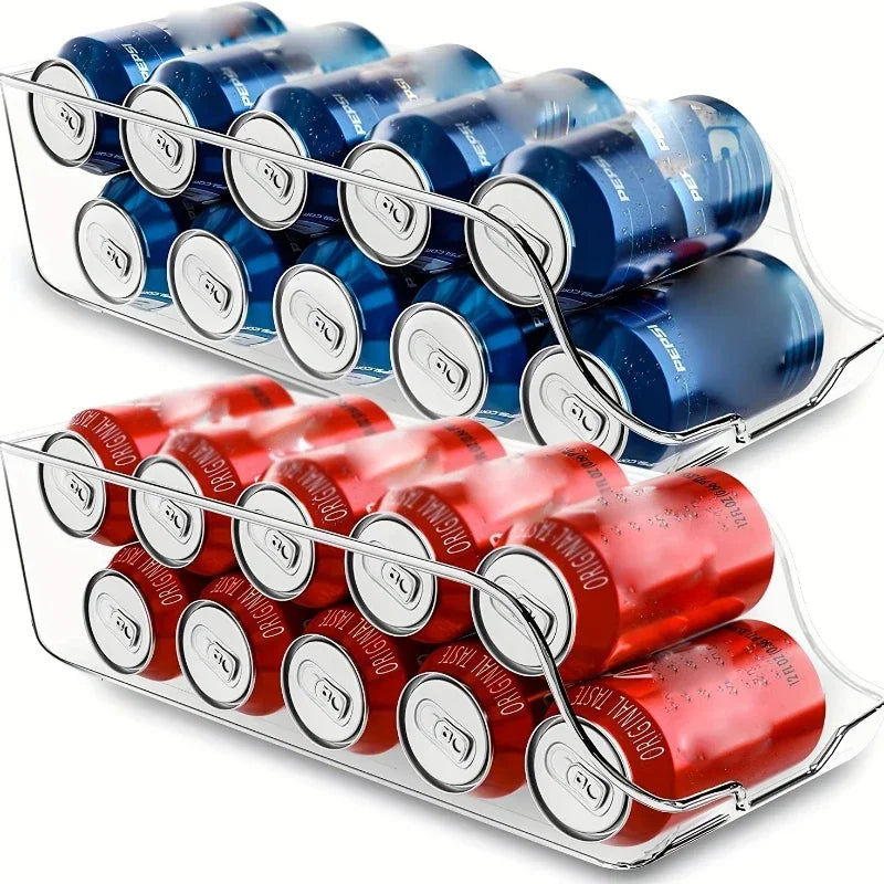Refrigerator Organizer Bins Soda Cans Dispenser Bins Can Dispensers Auto Rolling Dispenser Fridge Organizer Pantry Organizer Oasis Select
