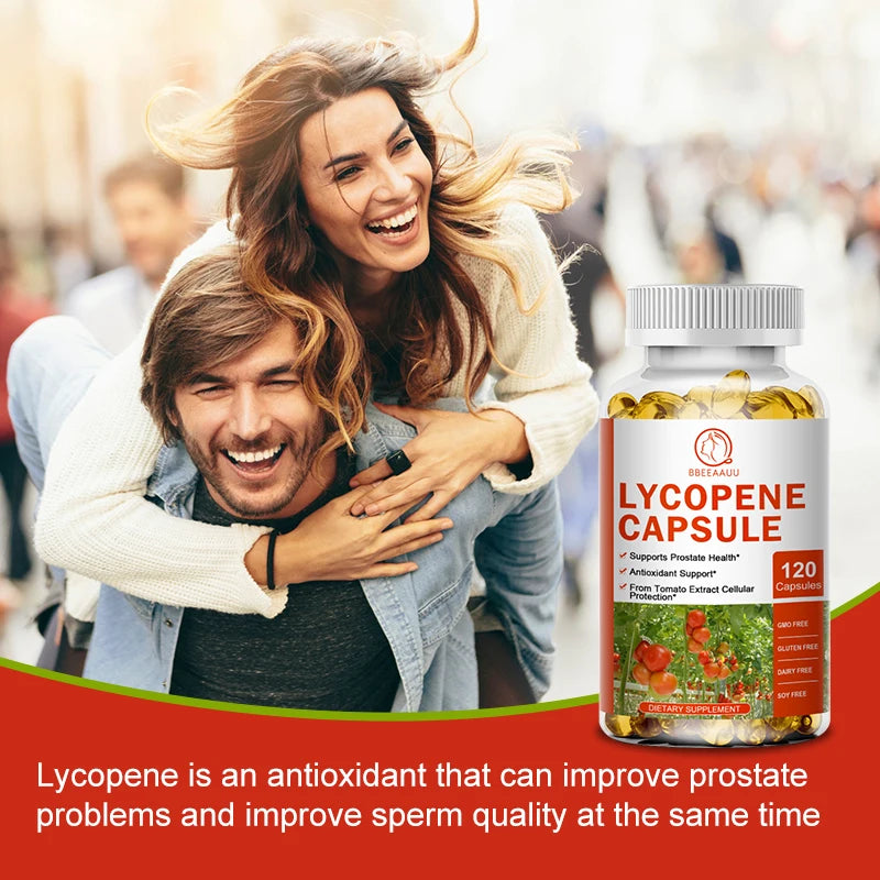 BEWORTHS Lycopene Capsules Support Prostate and Bladder Health, Alleviate Urinary Tract Pain, Male Reproductive Health Support Oasis Select