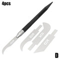 Manual Cutting DIY Hacksaw Mini Saw Straight Curved Mecha Model Making Modification Tool Steel Model Gifts Oasis Select D