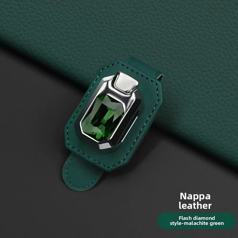 NAPPA Leather Car Sun Visor Glasses Clip – Universal Fit