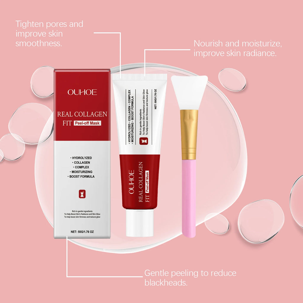 50G Collagen Face Peeling Mask Deep Moisturizing & Nourishing Improve Skin Texture Enhance Elasticity Smoothing Facial Mask Oasis Select