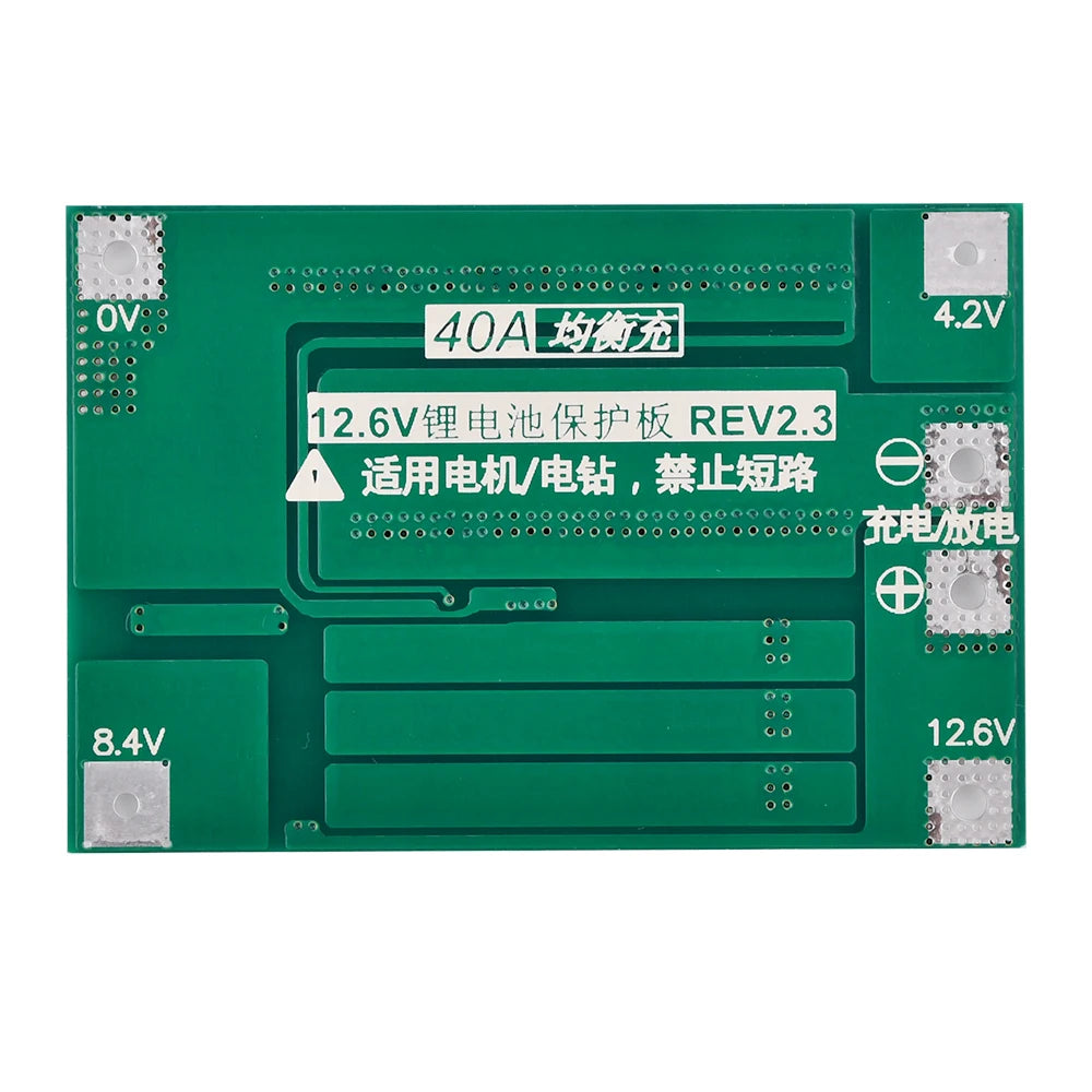 3S 40A BMS Balance Lithium Battery Protection Board 18650 BMS For Drill Motor DC 12.6V-13.6V HW-288 Charger Protection Board Oasis Select