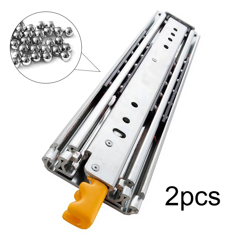 44" Heavy Duty Locking Drawer Slides Full Extension Ball Bearing Locking Drawer Slides Oasis Select
