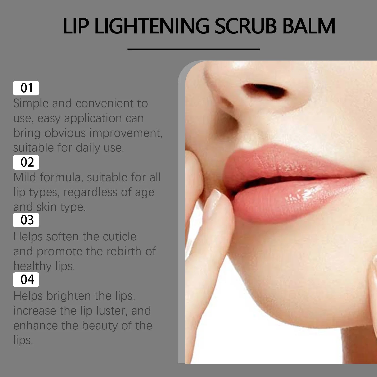 Hyaluronic Acid Lip Scrub – Exfoliate, Brighten & Moisturize Lip Scrub Exfoliator Oasis Select