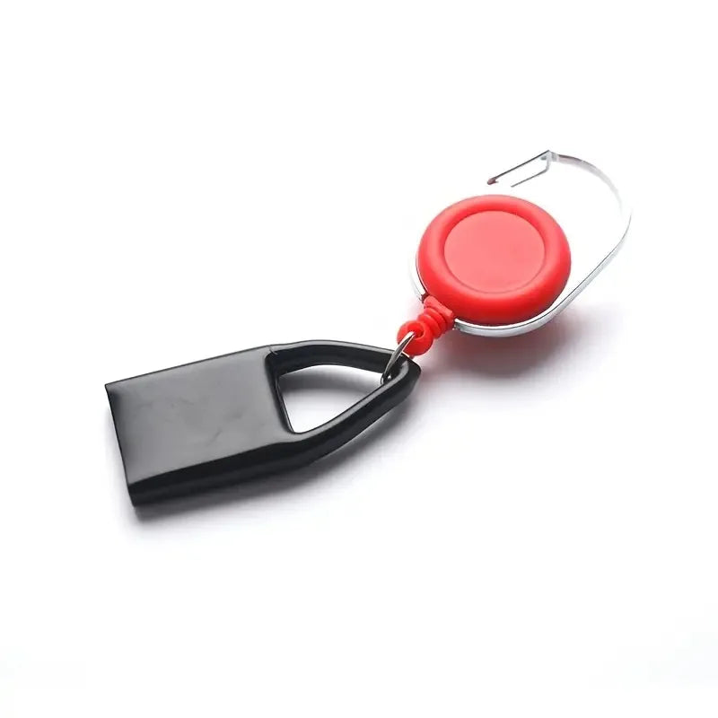 1pcs Retractable lighter box, lighter anti-lost device High-quality tobacco smoking accessories, compact and portable design Oasis Select Red