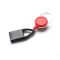 1pcs Retractable lighter box, lighter anti-lost device High-quality tobacco smoking accessories, compact and portable design Oasis Select Red