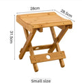 Nanzhu folding stool portable household solid wood Mazar outdoor fishing chair small bench small stool square stool wholesale Oasis Select small