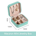 Mini PU Jewelry Organizer Box – Travel Case for Women