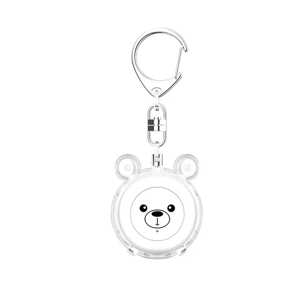 Rechargeable 130dB Self Defense Alarm Girl Ladies Security Protection Alarm Personal Safety Loud Scream Keychain Emergency Siren Oasis Select Black 1