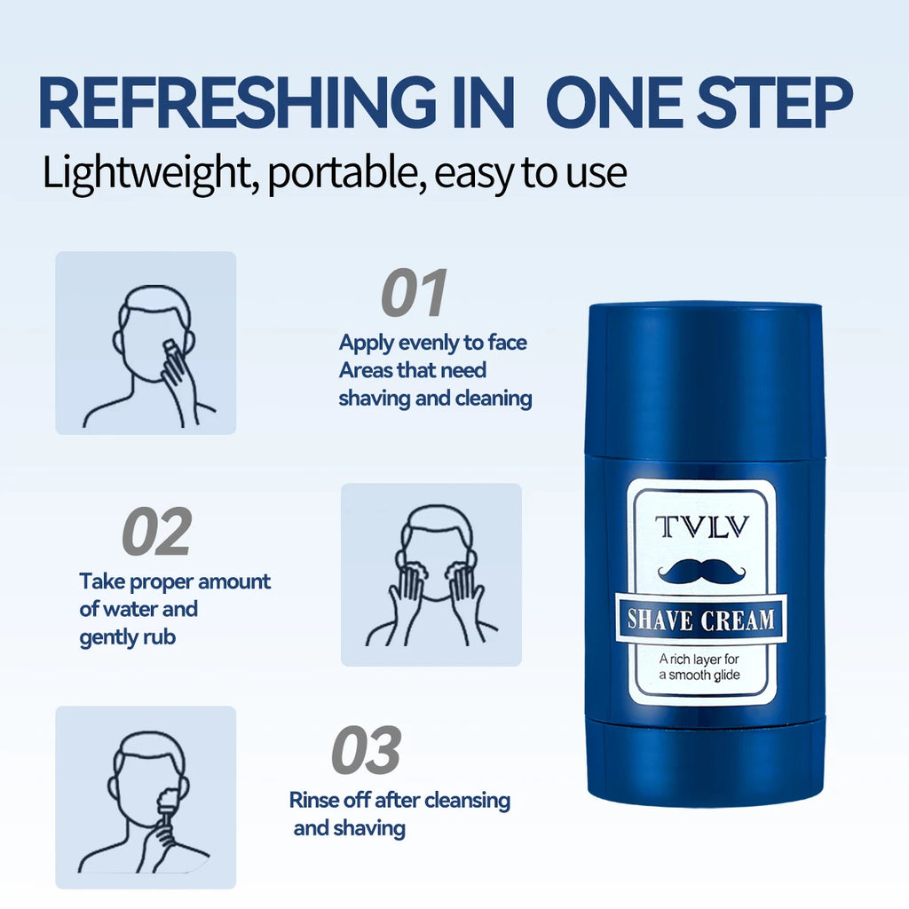 Men's Refreshing Moisturizing Shaving Cream – Deep Cleanse Men's Shaving Cream Oasis Select