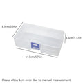 Set of 5 Clear Plastic Storage Boxes | Small Item Organizers Plastic Storage Boxes Oasis Select 14.5x8.5x3.5cm5pcs 1-5 Cells