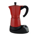 220V European plug all-aluminum Italian electric mocha coffee pot electric kettle espresso machine Oasis Select red EU