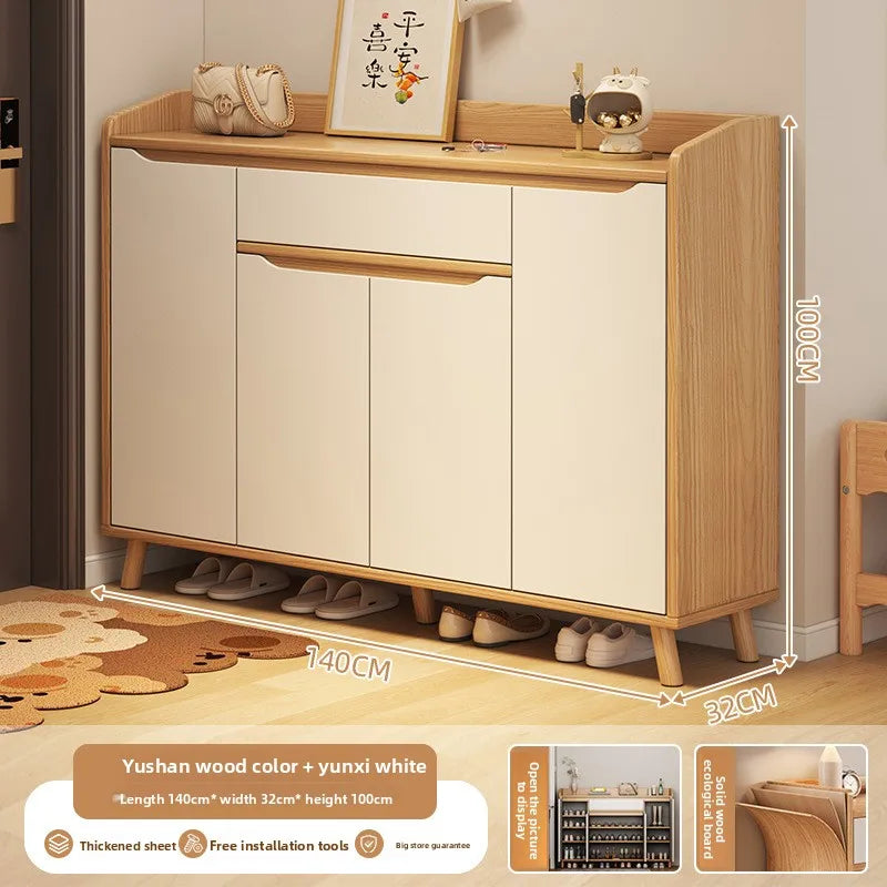 Shoe cabinet, indoor new entry locker at the entrance of the home, integrated storage shoe rack against the wall Oasis Select CK-140 32 100cm