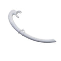 Self-Floating Freediving Snorkel Classic Wet Snorkel for Swimming Apnea Training Flexible Durable with Comfortable Mouthpiece Oasis Select WHITE